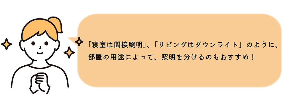 照明のポイント説明