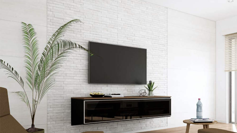 壁掛けテレビ