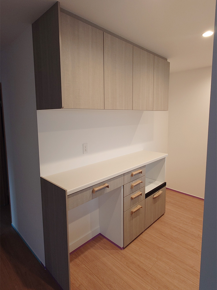 カップボード　施工後　LIXIL　シエラ