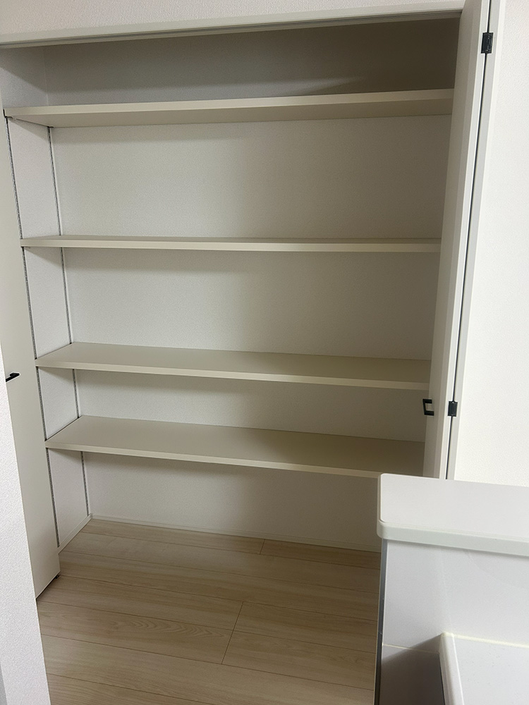 可動棚　施工後