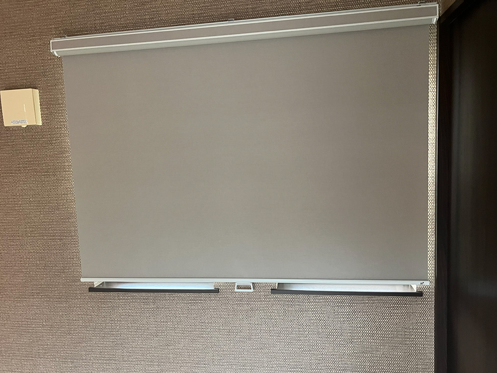 ロールスクリーン　施工後